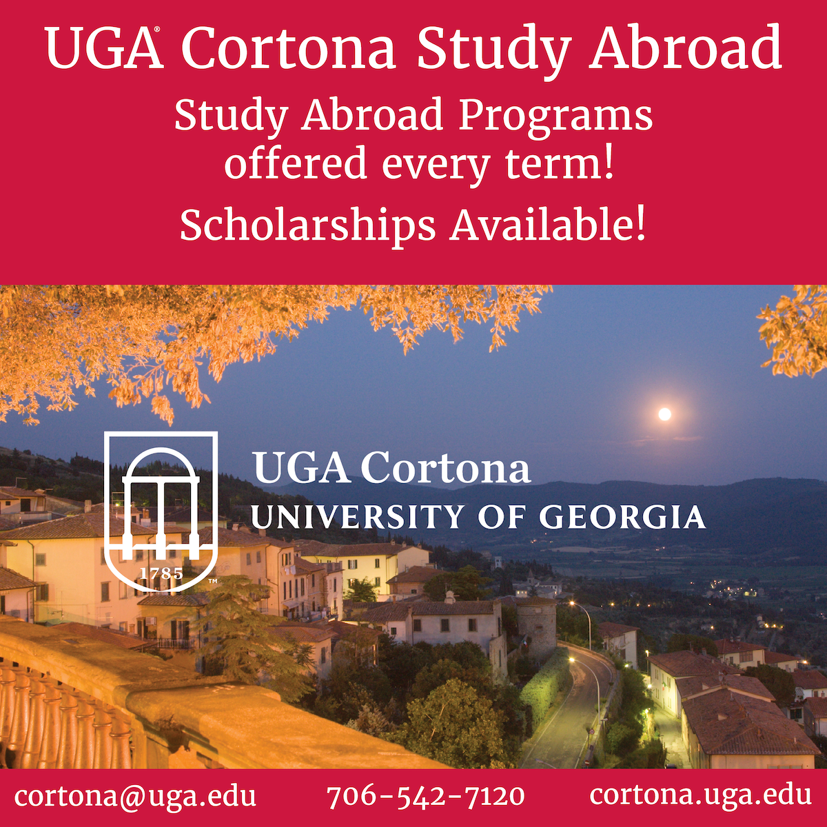 UGA Cortona Summer 2021 Application Deadline LAMAR DODD SCHOOL OF ART